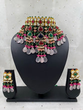 Designer Handmade Multi Color Kundan And Beads Choker Necklace Set For Ladies Bridal Necklace Sets